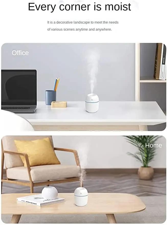 2022 New Mini Portable Ultrasonic Air Humidifer Aroma Essential Oil Diffuser USB Mist Maker Aromatherapy Humidifiers for Home