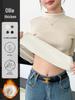 Women's H129 Orlon Semi-High Neck Fleece-Lined Warm Base Layer Top