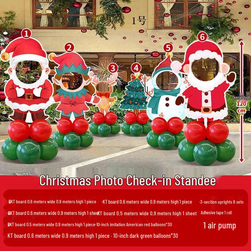 Christmas Scene Photo Prop Set