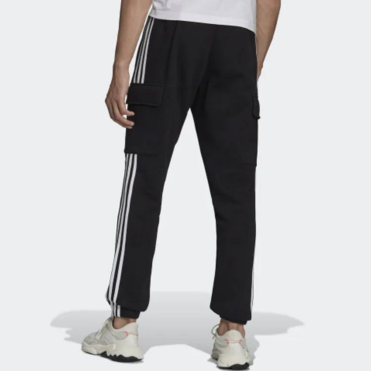 Adidas Originals 3 Stripes Knitted Sweatpants Men's Black (Unisex) Sports Pants HG4829