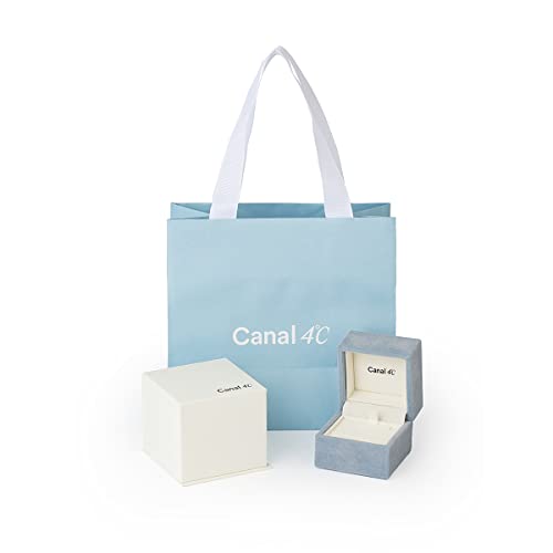 Canal 4.0C Official [September Birth Flower] Silver Gentian Necklace, Birthday Gift for Women, Jewelry Case Included, 152434021009