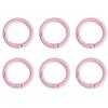 2/5/10Pcs Alloy Spray Painted Open Ring Spring Buckle Clasps For Key Bag Accessories