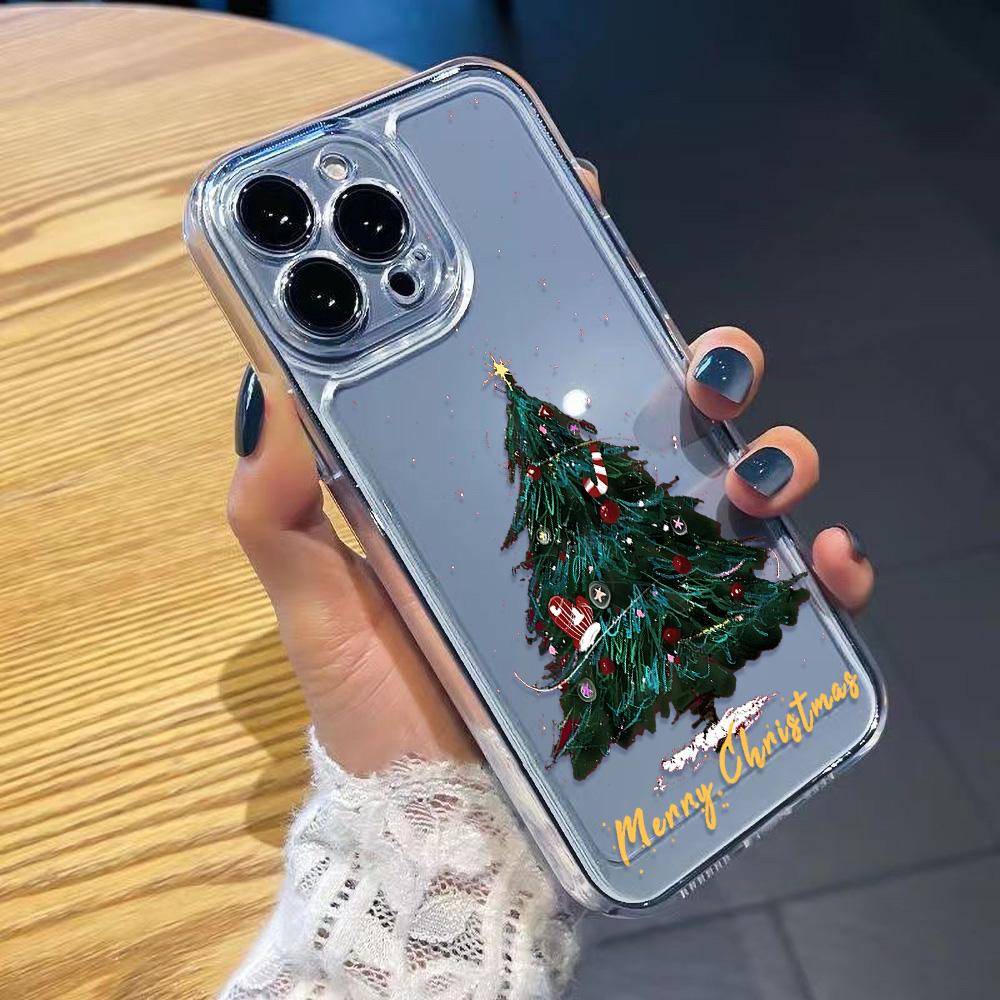 Christmas Phone Case for iPhone 11 13 XR 15 Pro Max 12 16 Pro Max for iPhone 14 7 8 Plus XS Max Samsung A15 A55 A05 Redmi 12 13C 13 Huawei Mate 30 40