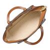 Michael Kors Taryn Logo Print Faux Leather Shoulder Crossbody Handbag Small Women handbags Dark-Brown Acorn-Brown 32F4GTBC1B-BRN/ACORN
