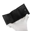 Used 11679 Trifold Wallet 288648 7942 RFID IC Chip Gold Compact Wallet Logo Clip Black Unisex from Japan AUTHENTIC