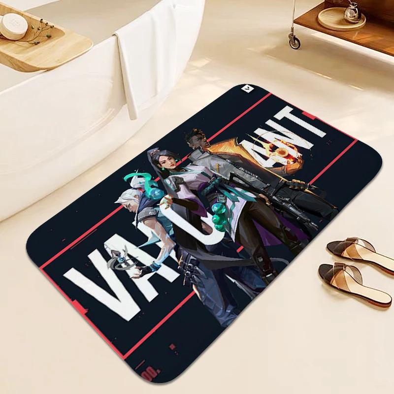 

Цифровая печать Коврик для ванной Valorants Ковер для спальни Уличный придверный коврик на заказ Коврики для спальни Предметы декора комнаты 40x60cm16x24in