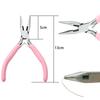 Handmade Trumpet Mini Jewelry Pliers Set: Pointed Nose & Round Nose for DIY Wire Wrapping & Beading