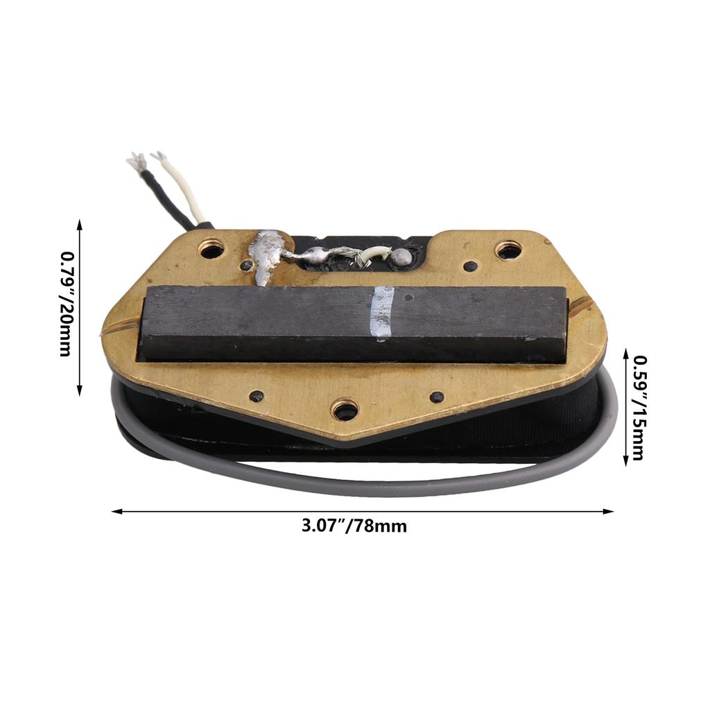 Bstinay Electric Guitar Front and Rear Single Coil for Telecaster Silver and Black Pickups, Guitar,