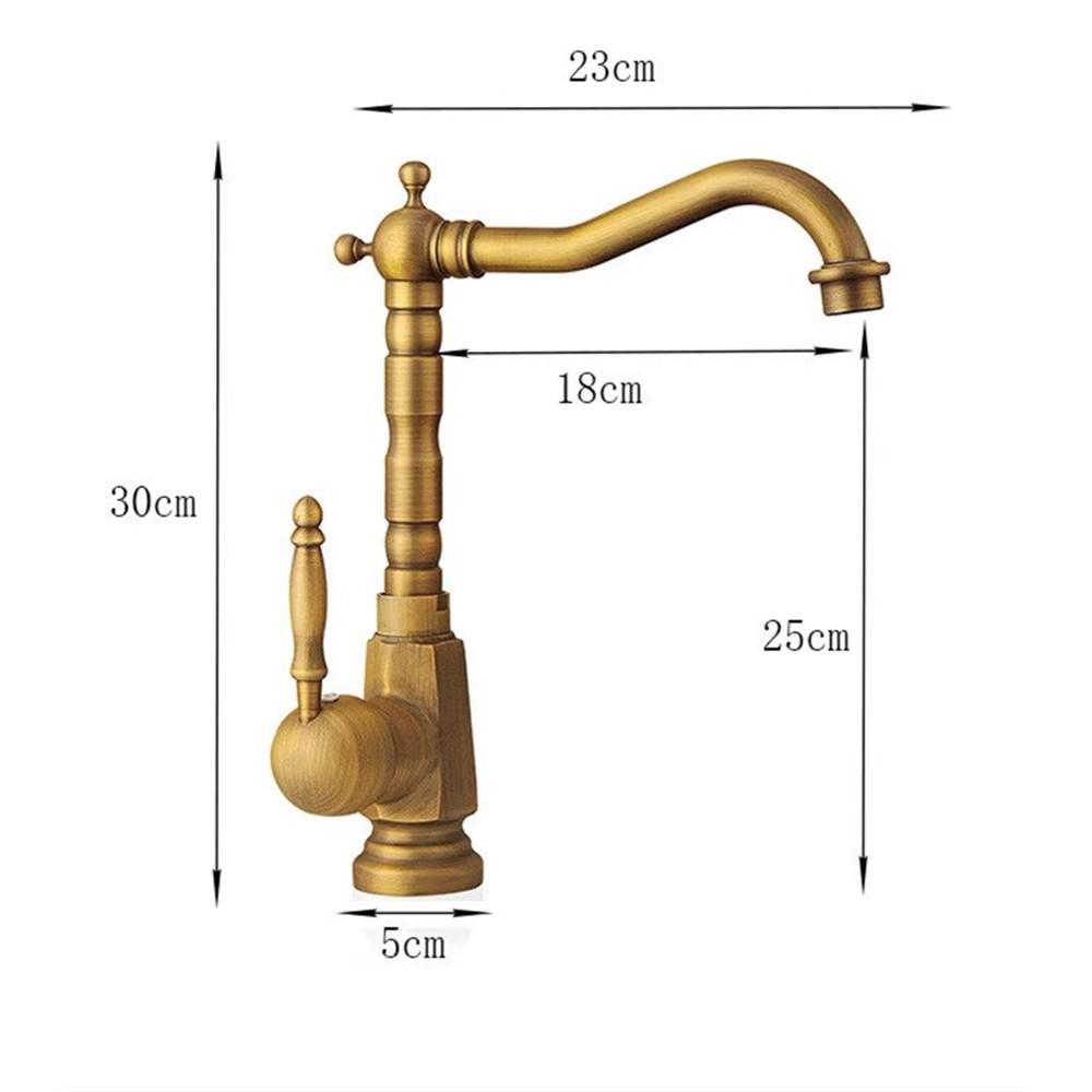 Tuqiu Gold Tall Torneiras Bathroom Faucet Basin Faucet Sink Faucet Antique Lavotory Faucet Basin Taps Hot Cold Mixer Tap Crane