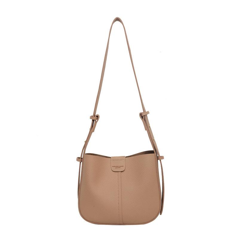 

High-end Women s Bucket Bag 2024 New Trend Soft Leather Shoulder Crossbody Bag