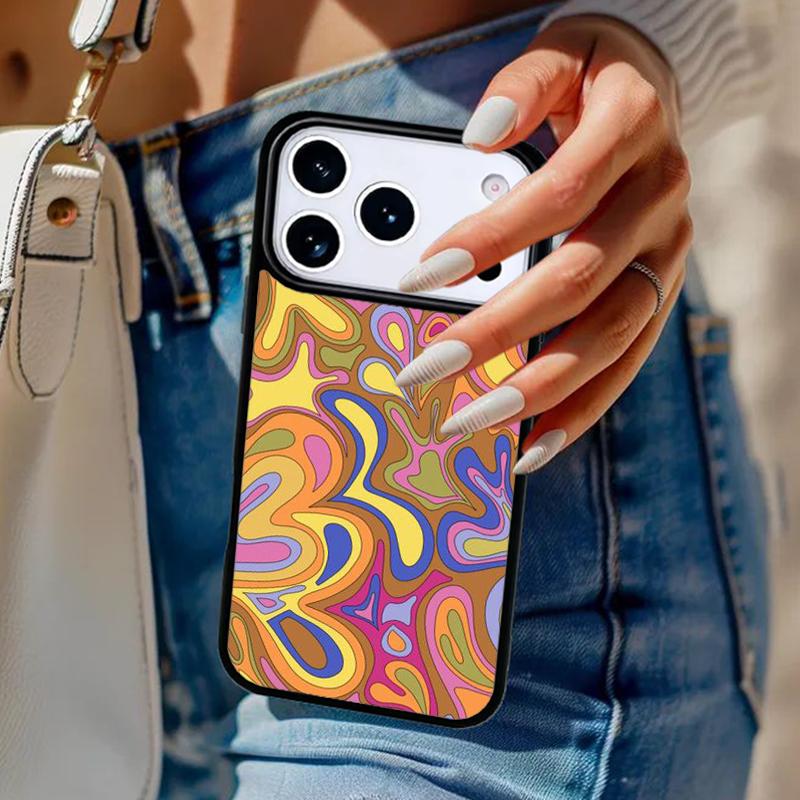 Hippy Hippie Psychedelic Art Phone Case For iPhone 17 Air 14 15 13 12 Max Cover For Apple 14 15 16 16e 11 Pro Max Plus