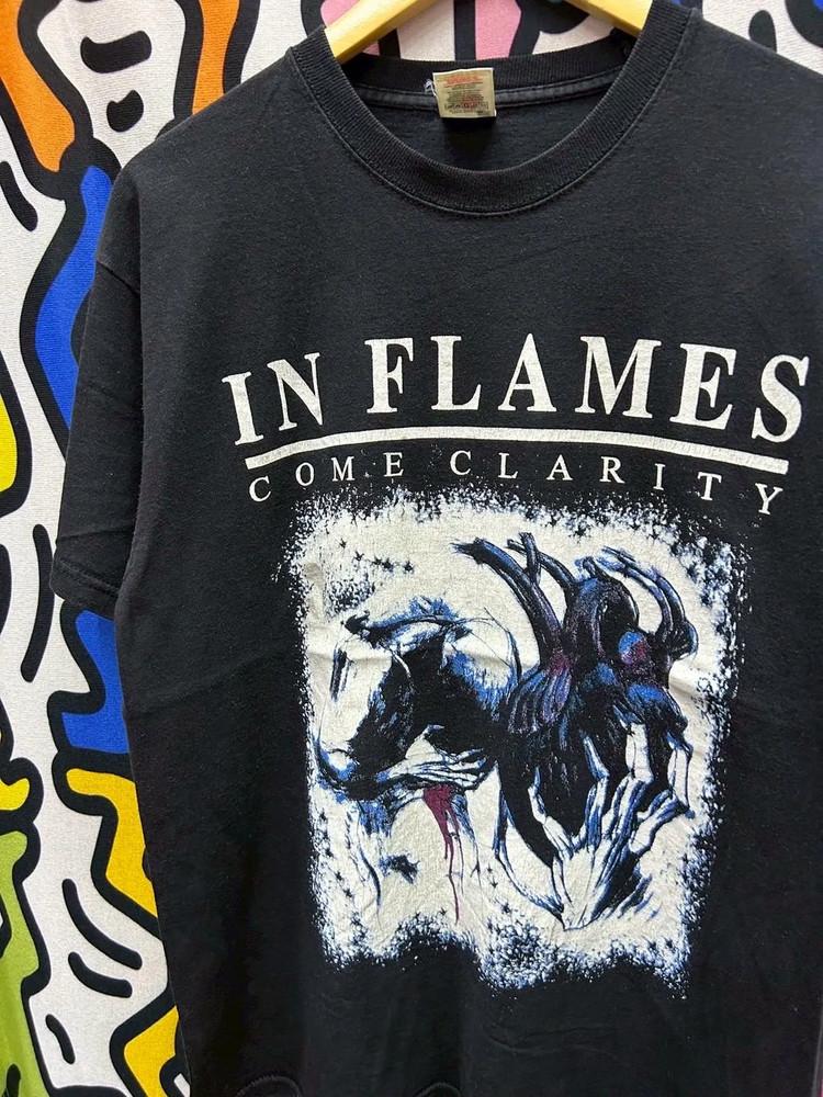 Vintage Style In Flames Band Come Clarity Shirt Unisex S-5XL Reprint MQ582 Unisex T-Shirt XXXXL