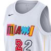 Nike NBA Miami Heat Jimmy Butler City Edition Swingman Jersey White Unisex Streetwear DO9599-100