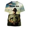 Summer Fashion Trend Personalized 3D Printed Printed Pattern T-shirt Retro Hip-hop Round Neck Casual Comfortable Short Sleeved