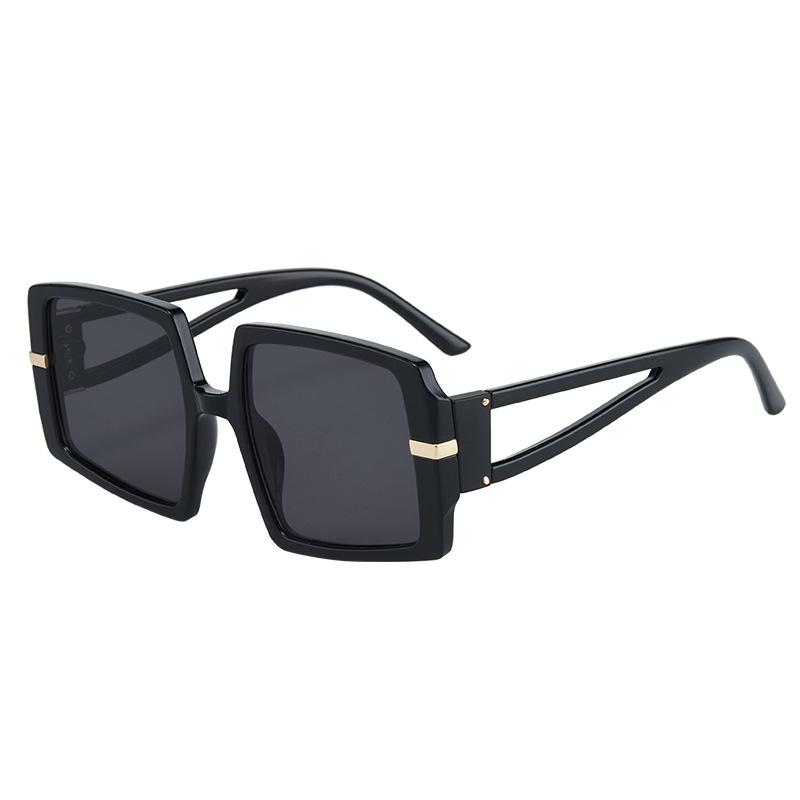 Hong Kong Style Sunglasses Women Vintage UV Protection Stylish Sun Glasses Men Travelling Hiking Female