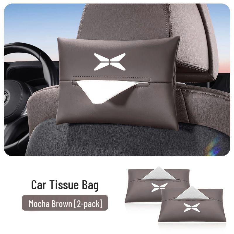 XPeng Car Tissue Box | In-car Pull-out Paper Box | Hanging Armrest Paper Holder