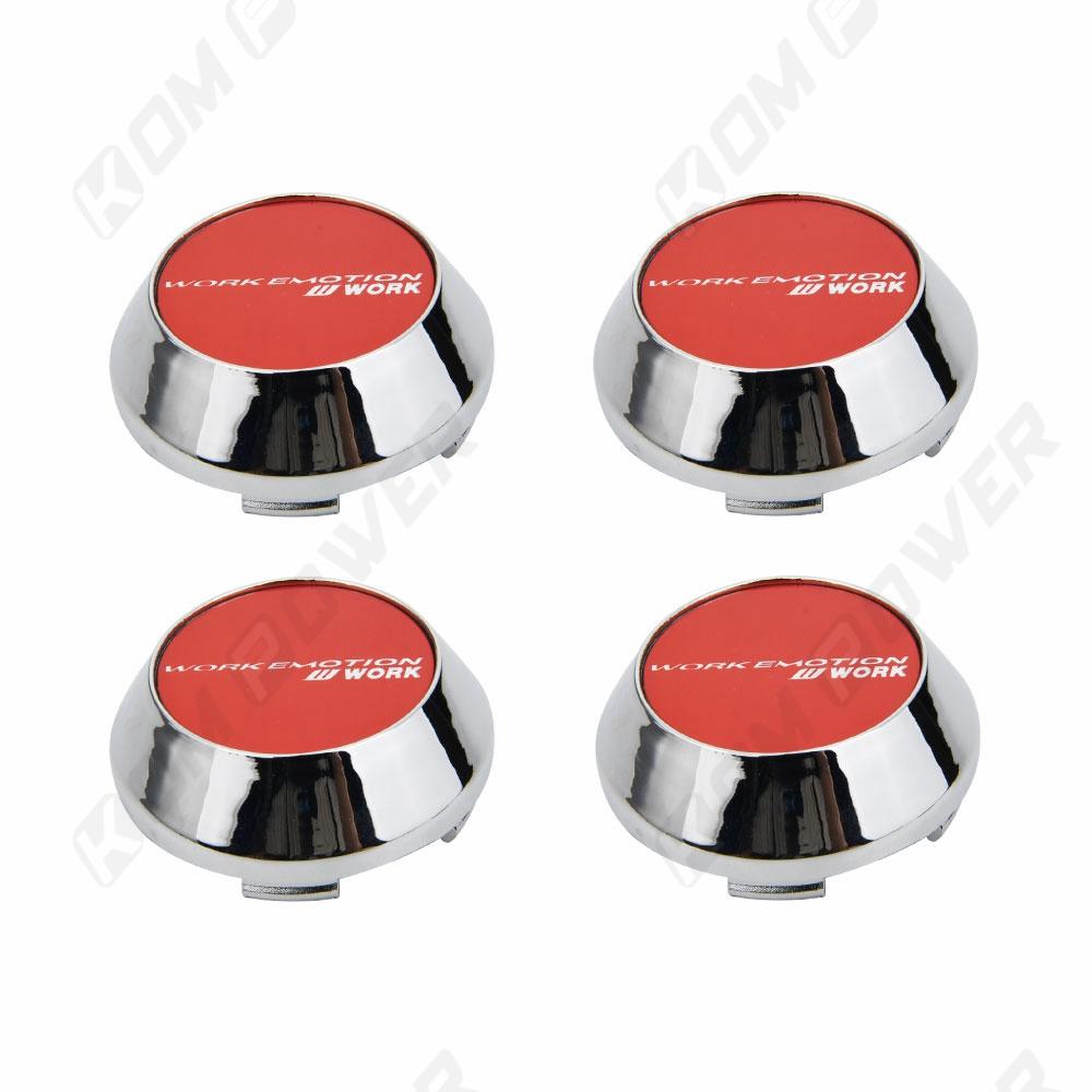 4PCS JDM Sport Rim WORK EMOTION Center Cap 56MM/57MM/58MM/59MM/60MM/61MM/62MM/63MM/64MM/72MM VS Hubcap MEISTER Wheel Cover Caps