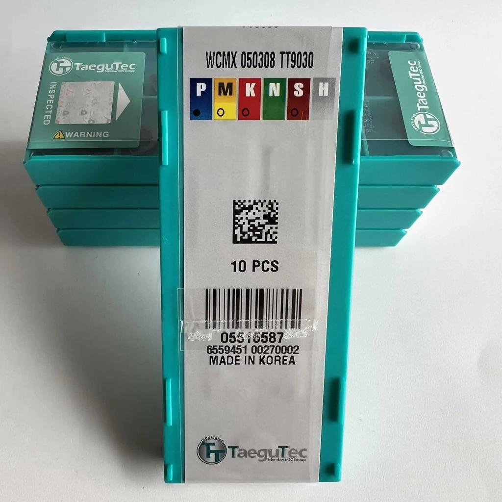WCMX050308 TT9030 / Industrial Indexable Carbide Inserts 10 Pcs