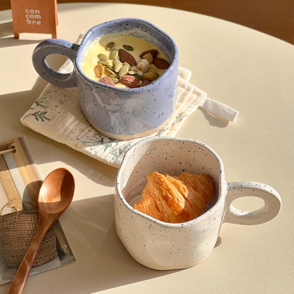 250ML Coffee Mug Splash Ink Design Water Cup INS Tea Cup  Breakfast