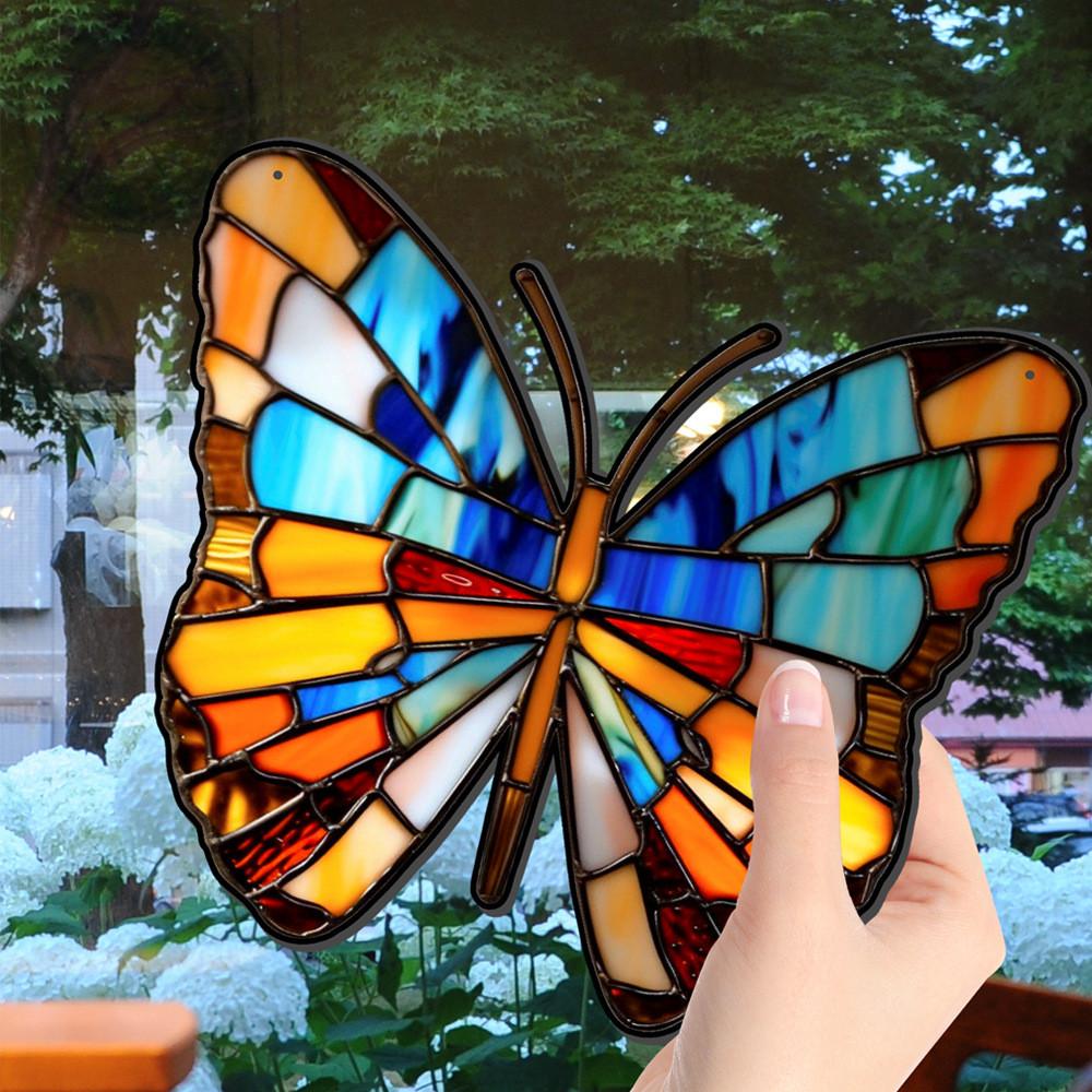 Colorful Butterfly Pattern Wall Decoration Hanging Acrylic Home Furnishing Gift