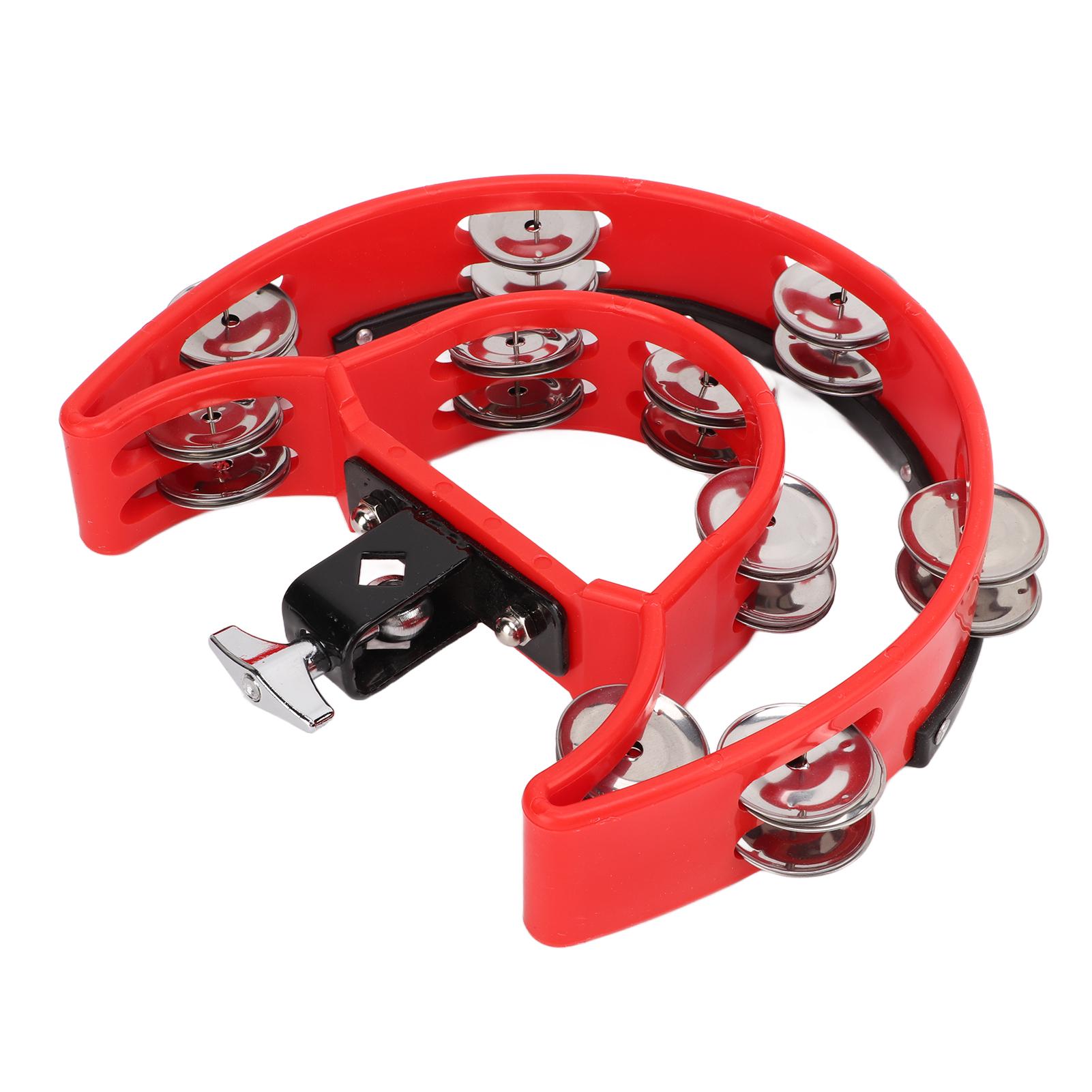 

Ручной бубен с двойным рядом металлических тарелочек, ручной перкуссионный барабан для детей