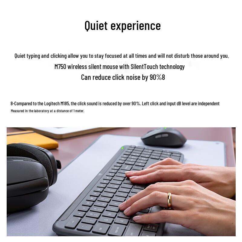 Logitech MK950 for Business Wireless Keyboard and Mouse Combo