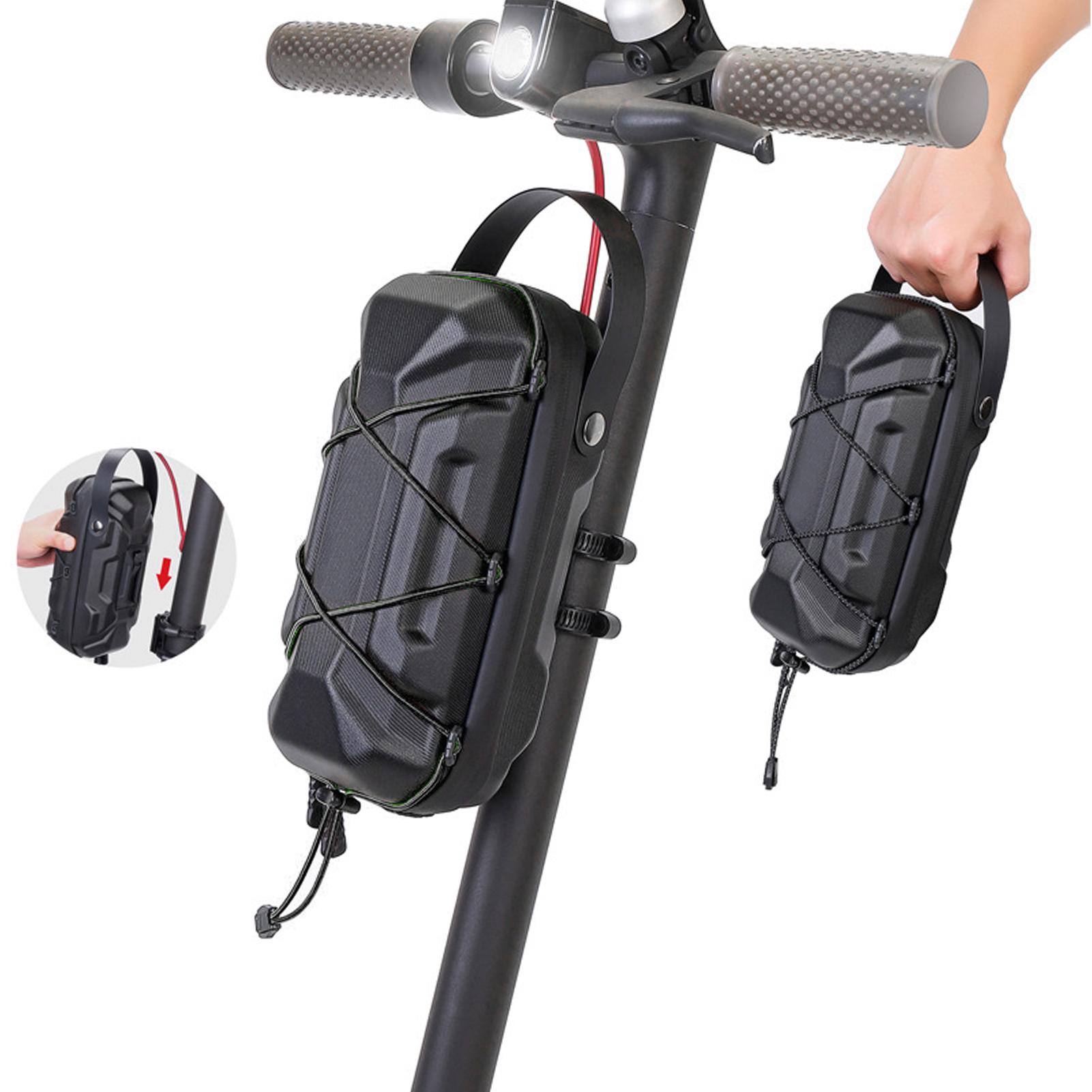 

2L Capacity Scooters Handlebar Bag Water Proof Scooter Storage Bag with Multicolor Drawstrings