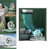 Stylish Colorful Led Desk Fan Portable Usb Rechargeable Mini Fan For Home And Office