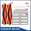 For Dreame D9/ D9 Pro/ D9 Max/ L10 Pro/ Trouver LDS Vacuum-Mop Finder Robot Vacuum Spare Parts Main Side Brush Hepa Filter Mop