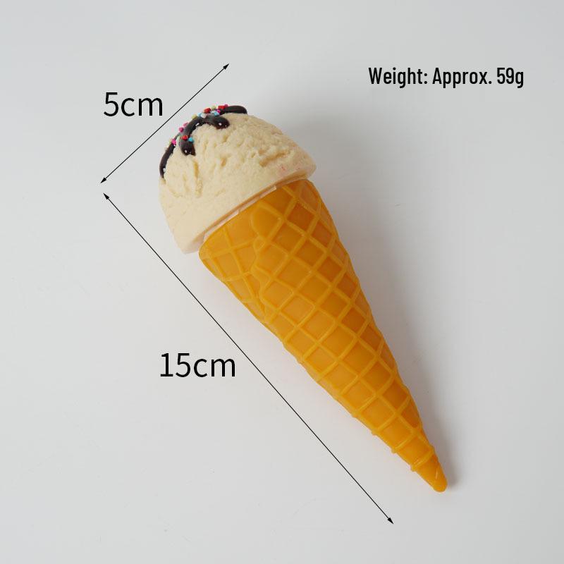 Ice Cream Toy Cone Simulation Display Props for Cold Drink Shop