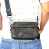 New COACH Graham Cow Leather Camera Bag, Shoulder Bag, Crossbody Bag Medium Size Men's Black 39946-QBBK