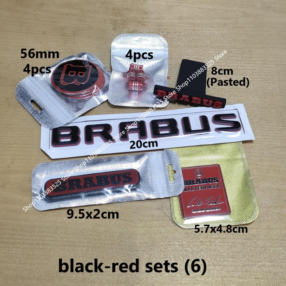 Modify Accessories B logo for Brabus hubcap sticker Tire Valve Caps W253 W204 W205 W213 W176 W246 W212 W251 W166 X156 X204 G63