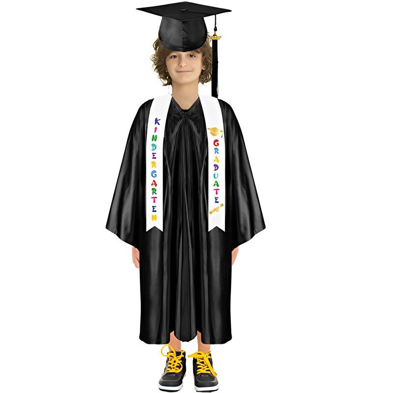 Graduation Stole for Kids – Preschool Kindergarten Honor Satin Sash Soft & Lightweight Perfect for Ceremony Award Presentation 1