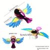 Creative Vehicle Decoration with Flying Bird Simulation Bird Ornament with Adhesive Backing, Motorcycle and Car Decoration