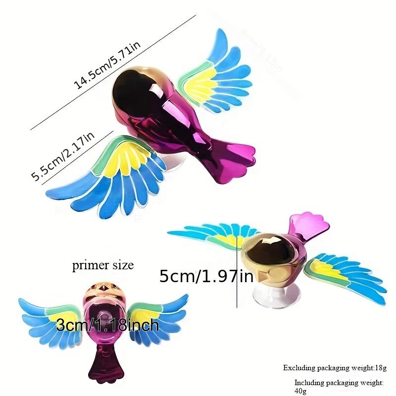 Creative Vehicle Decoration with Flying Bird Simulation Bird Ornament with Adhesive Backing, Motorcycle and Car Decoration