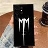 M-Marilyn Death Rock Mr-M-MansonS Phone Case For Samsung S25,S24,S21,S22,S23,S20,Ultra,S26,Plus,Fe,Note,5G Black Cover