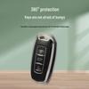 Geely Vision Car Key Cover, Soft Rubber Protective Shell for 2015-2020 Models.