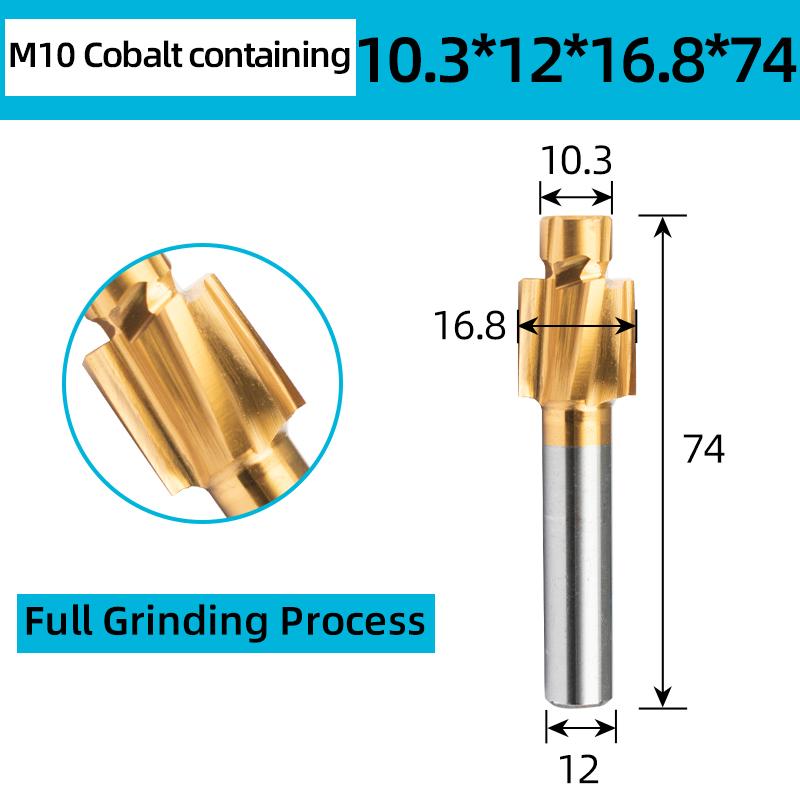 HSS Countersink Milling Cutters / Cobalt-Containing Layer Countersinks / Fully Ground Countersink Drills M3M4M5M6M8M10M12M14M16