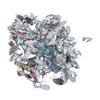 400 Stück flache Rückseite Strasssteine Tropfenform Harz zum Aufnähen für Kleidung Kleidungsstücke Bastelarbeiten 10,5x18mm