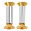 2pcs Brass Knife Handle Rivets Diy Repair Fasteners For Wooden Kitchen Knives Sturdy Fixing Bolts For Chef Knife Handles