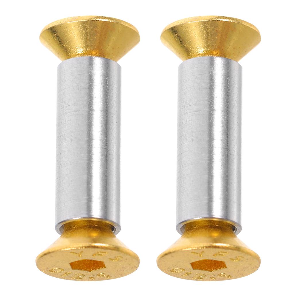 2pcs Brass Knife Handle Rivets Diy Repair Fasteners For Wooden Kitchen Knives Sturdy Fixing Bolts For Chef Knife Handles