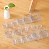16Pcs Furniture Leg Foot Protector Transparent Table And Chair Foot Cover Silicone Wear-resistant Cap Protect Floor