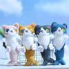 Adorable Plush Mermaid Cat Keychain Cartoon Stuffed Animal Pendant For Bags