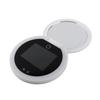Specchio per Testare la Protezione Solare con Fotocamera Specchio Ingranditore 2X Specchio per Trucco Portatile con Luce LED per Viaggi Pelle