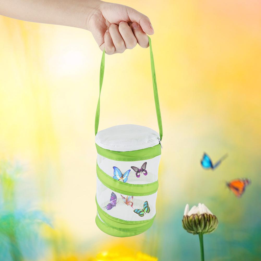 Mini Foldable Portable Durable Ventilated Butterfly House Breeding Cage