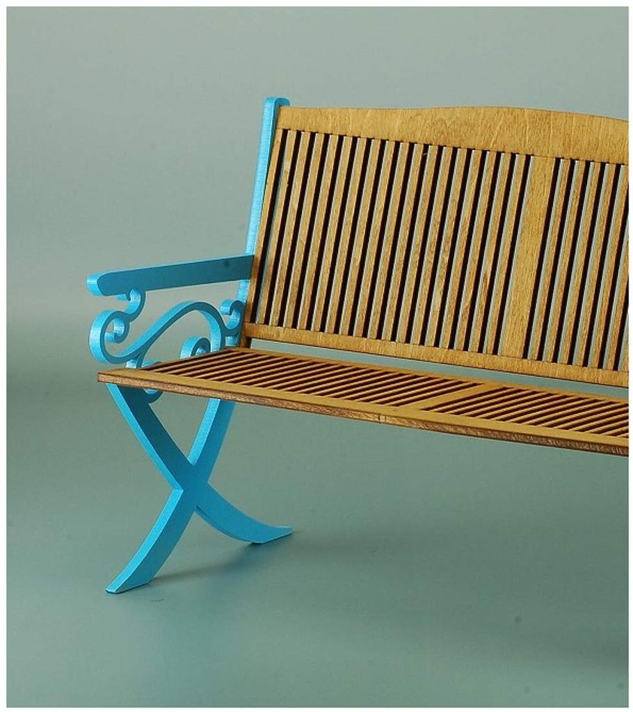 Kobaani Model Studio 1/6 Doll Series Garden Long Chair Assembly Kit DS-001