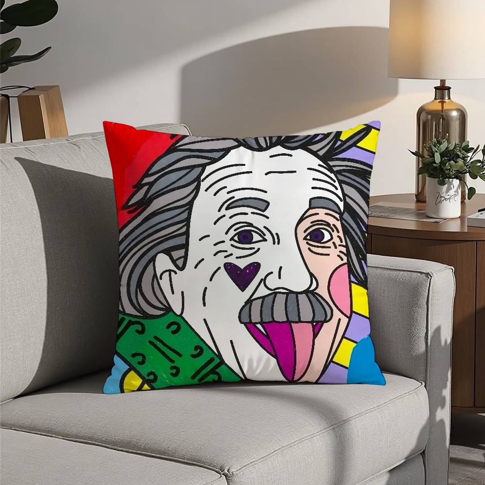 Romero B-Britto Art Pillow Case 3D Print Polyester Fiber 40*40cm Home Sofa Throw Decoration Festival Gift