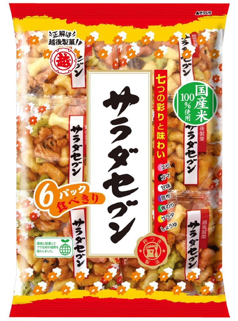 Echigo Seika Salad Seven 6P X 6 Bags