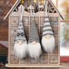 Handmade Charming Knitted Doll Hangings For Holiday Decorations Set Of Styles Three