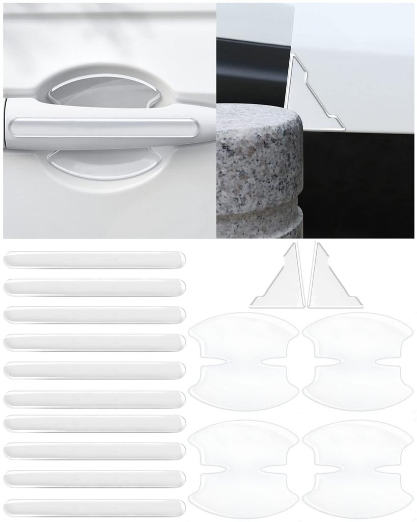 Door Handle Protector Clear Subaru Car Door Guard Protector Door Corner Protector Protective Film Scratch Resistant Scratch